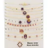 Pack 12 Colliers Acier Inoxydable - parme